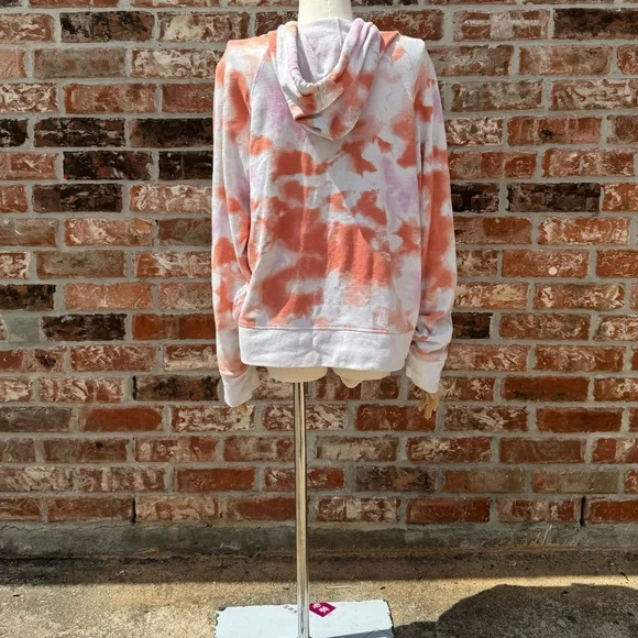 Champion orange tiedyed hoodie sweatshirt / L / Excellent condition - Picture 10 of 13